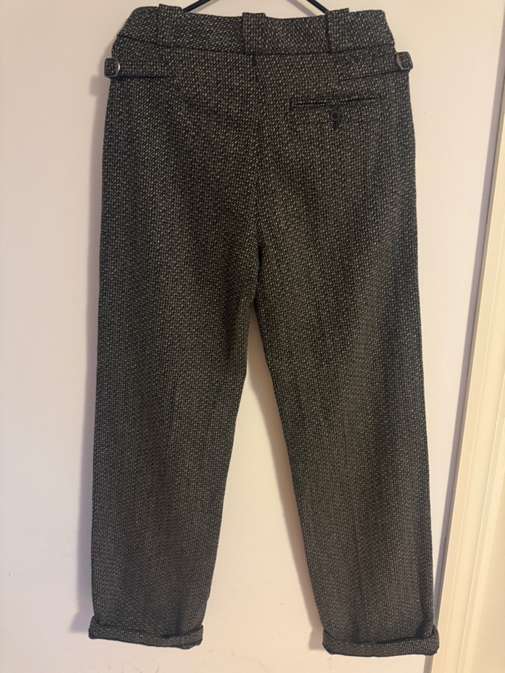 Banana Republic 6L Textured Tailored Trousers Office Siren Corporate Chic Pants - Picture 5 of 8